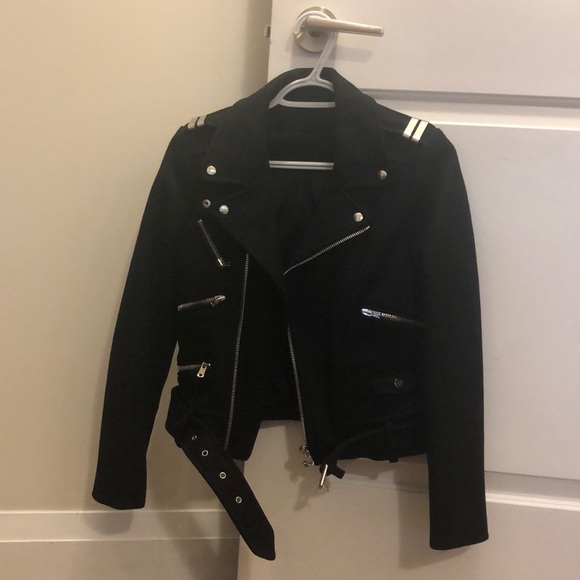 The Kooples wool biker jacket - Picture 1 of 4